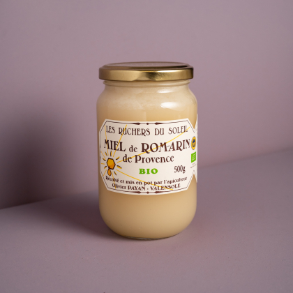 Honig Rosmarin Provence, Rohkostqualität, Bio 500g