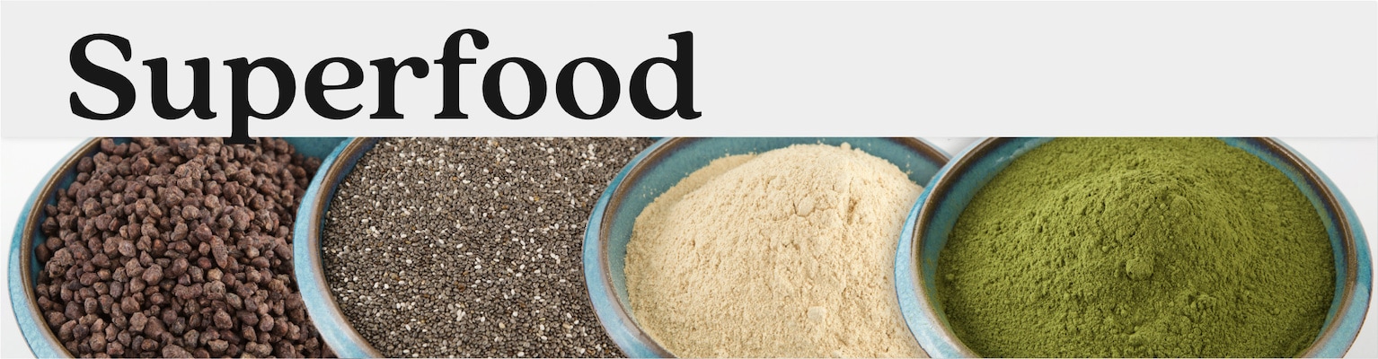 Kategoriebanner für Superfood